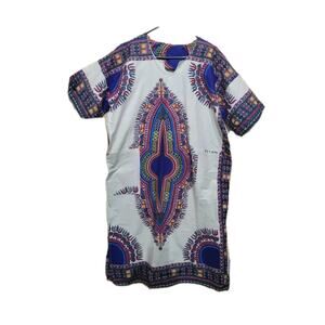 Dashiki Dress for Women One Size Chest 48" Length 43" Africa Middle East
